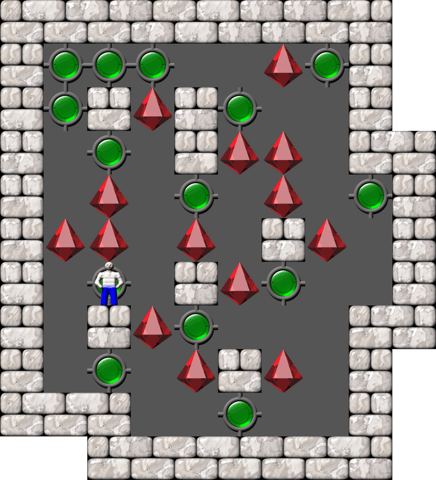 Sokoban Bugs collection level 5